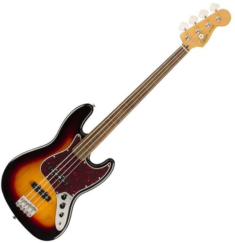 Elektrische basgitaar Fender Squier Classic Vibe '60s Jazz Bass FL IL 3-Tone Sunburst