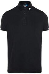 J.Lindeberg Tour Tech TX Jersey Mens Polo Shirt Black S J.Lindeberg Tour Tech TX Jersey Mens Polo Shirt Black S