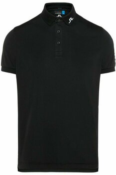 Camiseta polo J.Lindeberg Tour Tech TX Jersey Mens Polo Shirt Black S - 1