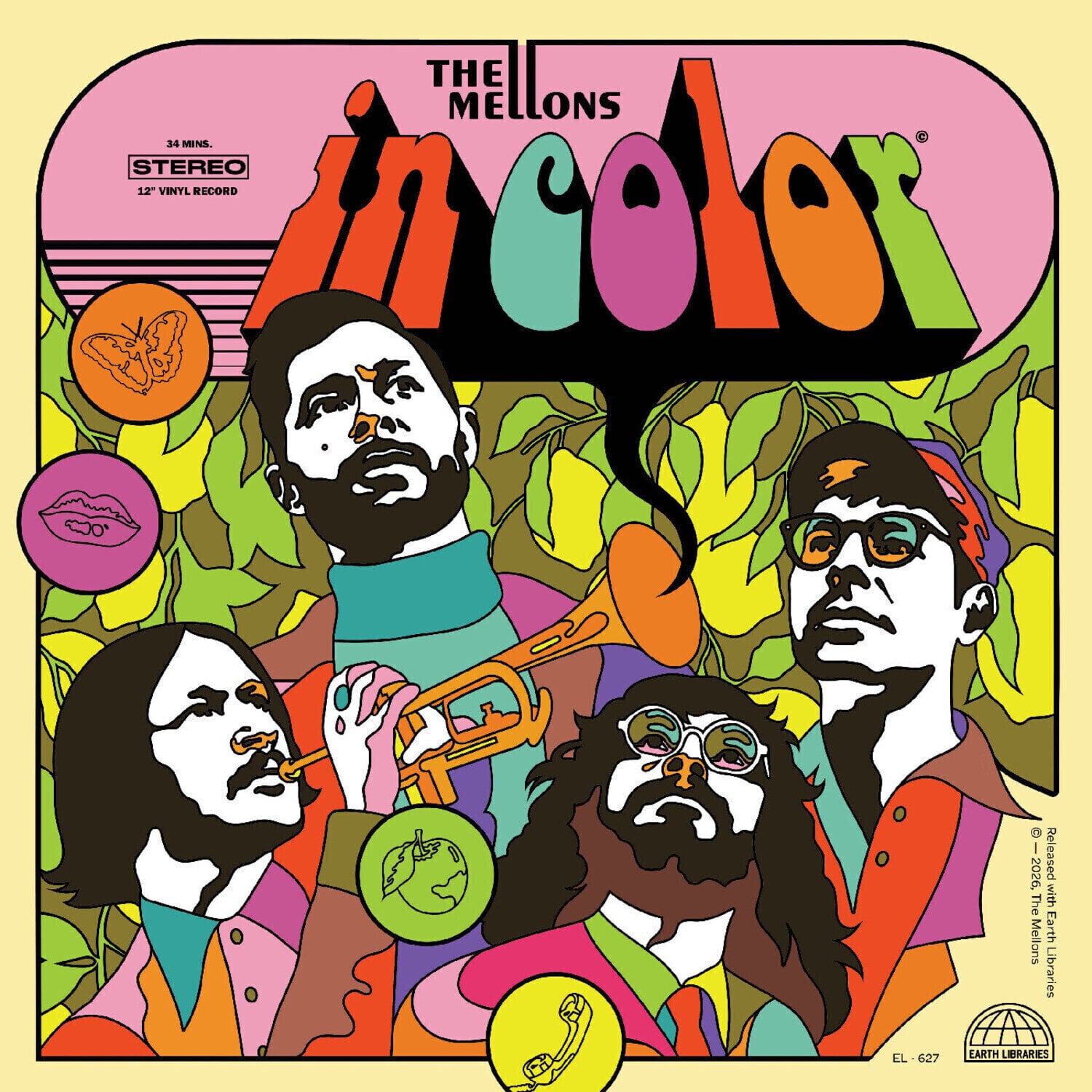 Vinylplade The Mellons - The Mellons In Color (Orange Coloured) (LP)