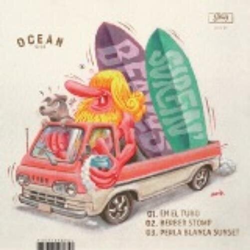 Vinylskiva Surfin' Beards - Ocean Side / Fuel Side (EP)