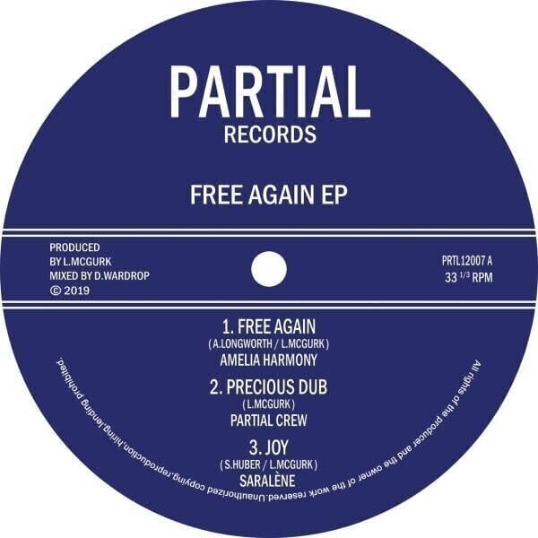 Disc de vinil Amelia Harmony & Jah Marnyah & Saralène & Partial Crew - Free Again EP (LP)