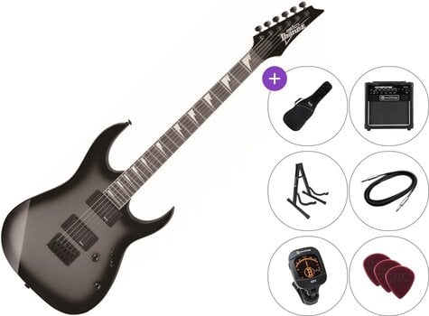 Elektrisk guitar Ibanez GRG121DX-MGS Premium SET Metallic Gray Sunburst Elektrisk guitar - 1