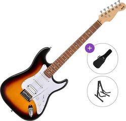 Elektrikitarr PSD Guitars STC-100-HSS Basic SET Sunburst Elektrikitarr