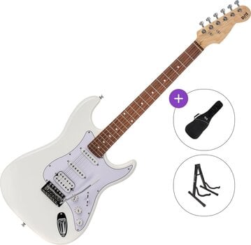 Guitare électrique PSD Guitars STC-100-HSS Basic SET White Guitare électrique - 1