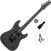 Guitarra eléctrica PSD Guitars SPS-100M Basic SET Matte Black Guitarra eléctrica