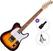 Guitare électrique PSD Guitars TLC-100 Basic SET Sunburst Guitare électrique