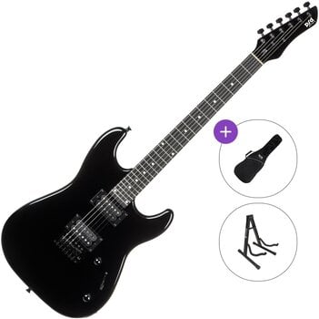 Electric guitar PSD Guitars SPS-100 Basic SET Black Electric guitar - 1