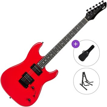 Electric guitar PSD Guitars SPS-100 Basic SET Red Electric guitar - 1