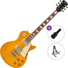 Električna gitara PSD Guitars LSP-100 Basic SET Yellow Električna gitara