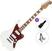 Electric guitar PSD Guitars JM-100 Basic SET White Electric guitar