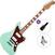 Sähkökitara PSD Guitars JM-100 Basic SET SeaFoam Green Sähkökitara