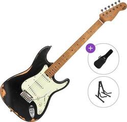 Električna gitara PSD Guitars STC-300R Basic SET Black Električna gitara