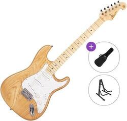 Guitarra elétrica SX SST/ASH ASH Basic SET Natural-Maple Guitarra elétrica
