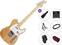 Guitarra elétrica SX STL/ASH Premium SET Natural Guitarra elétrica