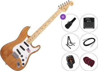 Guitarra eléctrica SX SST ALDER Premium SET Natural Guitarra eléctrica