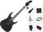 Elektrikitarr Ibanez GRG121DX-BKF Premium SET Black Flat Elektrikitarr