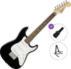 Guitarra elétrica Fender Squier Mini Stratocaster V2 IL Basic SET Black Guitarra elétrica