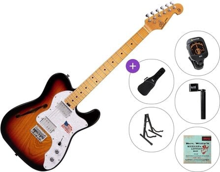 Elektrikitarr SX SEA2PH Standard SET 3-Tone Sunburst Elektrikitarr - 1