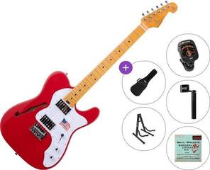 Elektrische gitaar SX SEA2PH Standard SET Rosso Corsa Red Elektrische gitaar