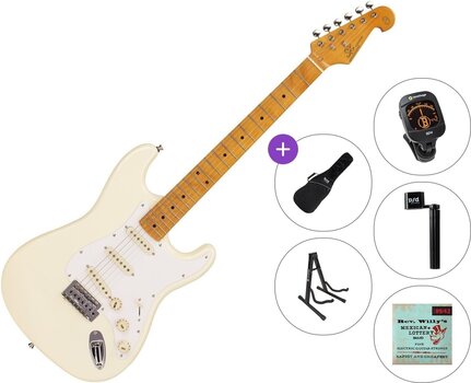 Gitara elektryczna SX SST57+ Standard SET Vintage White Gitara elektryczna - 1