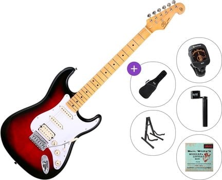 Guitare électrique SX SST57+ /HSS Standard SET 2-Tone Sunburst Guitare électrique - 1