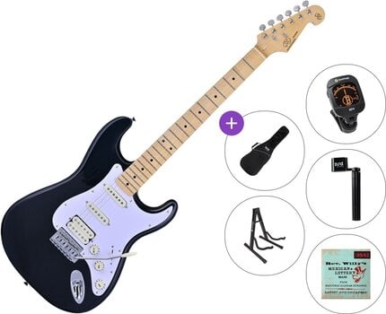 Guitare électrique SX SST57+ /HSS Standard SET Black Guitare électrique - 1