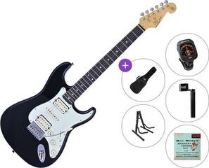Guitarra elétrica SX SST62+ /HSH Standard SET Black Guitarra elétrica