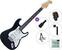 Guitarra elétrica SX SST62+ /HSH Standard SET Black Guitarra elétrica