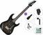Chitarra Elettrica Ibanez GRX70QA-TKS Standard SET Transparent Black Burst Chitarra Elettrica
