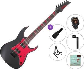 Električna gitara Ibanez GRG131DX-BKF Standard SET Black Flat Električna gitara