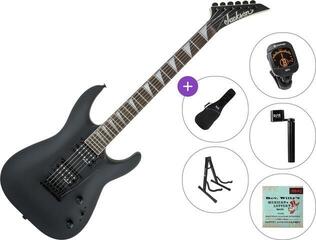 Elektrická kytara Jackson JS22 Dinky Arch Top AH Standard SET Satin Black Elektrická kytara