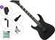 Chitarra Elettrica Jackson JS22L DKA Dinky Gloss AH Standard SET Satin Black Chitarra Elettrica