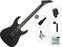Elektrisk gitar Jackson JS12 Dinky AH Standard SET Black Elektrisk gitar
