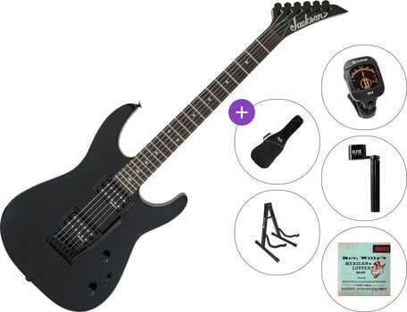 Elektrisk gitar Jackson JS11 Dinky AH Standard SET Black Elektrisk gitar - 1