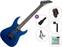 Elektrische gitaar Jackson JS11 Dinky AH Standard SET Metallic Blue Elektrische gitaar