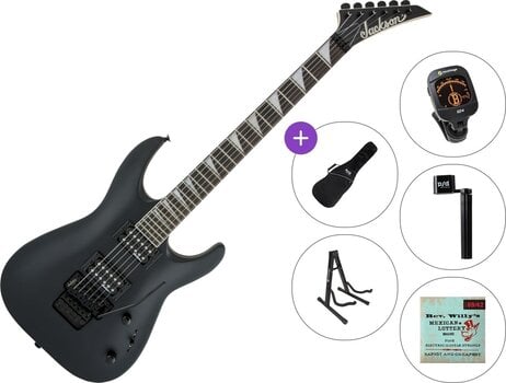 Elektromos gitár Jackson JS Series Dinky Arch Top JS32 DKA Standard SET Satin Black Elektromos gitár - 1