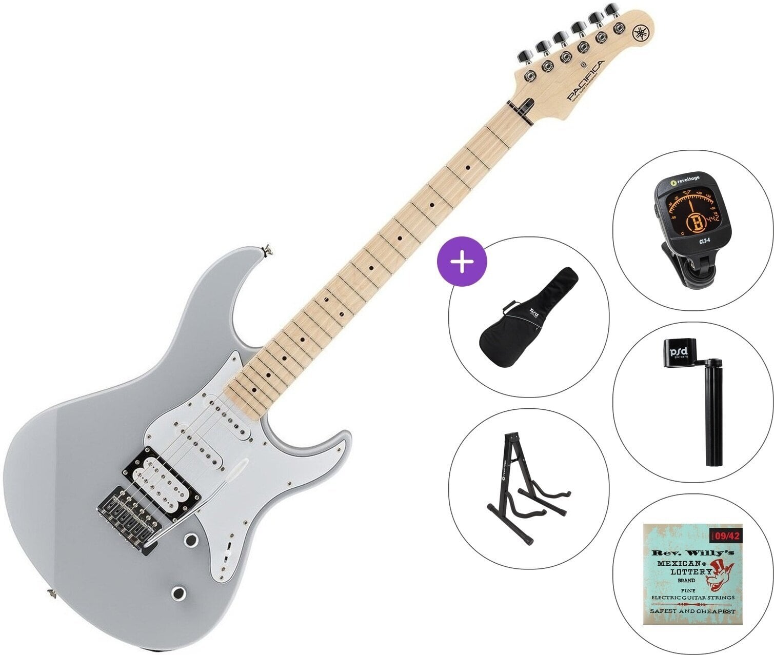 Električna gitara Yamaha Pacifica 112 VM Standard SET Gray Električna gitara