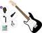 Elektrisk guitar Fender Squier Mini Stratocaster IL LH Standard SET Black Elektrisk guitar