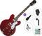 Puoliakustinen kitara Epiphone Riviera Standard SET Sparkling Burgundy Puoliakustinen kitara