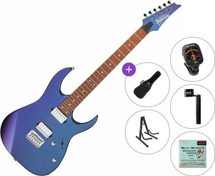 Electric guitar Ibanez GRG121SP-BMC Standard SET Blue Metal Chameleon Electric guitar - 1