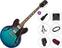 Guitarra semi-acústica Epiphone ES-335 Figured Premium SET Blueberry Burst Guitarra semi-acústica