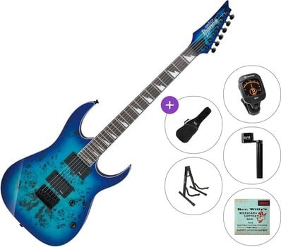 Guitare électrique Ibanez GRGR221PA-AQB Standard SET Aqua Burst Guitare électrique - 1