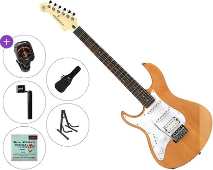 Elektriska gitarrer Yamaha Pacifica 112JL MKII Standard SET Yellow Natural Satin Elektriska gitarrer - 1