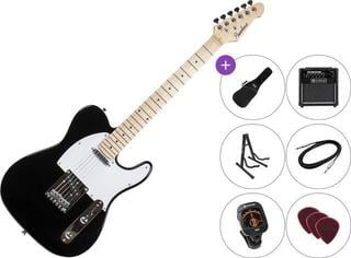Elektrická kytara Pasadena TL-10 Premium SET Black Elektrická kytara