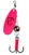 Cucchiaino ondulante Savage Gear Caviar Spinner #3 9.5g Fluo Pink