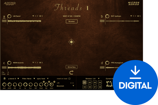 Zvočna knjiga za sampler Audiofier Micron THREADS 1 (Digitalni izdelek) - 1