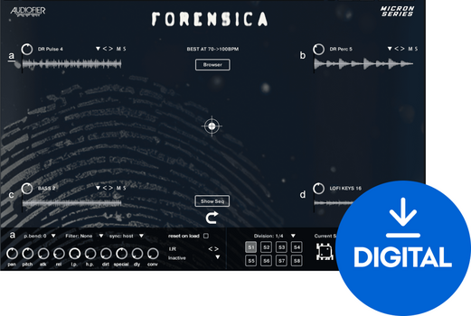 Soundlibraries für Sampler Audiofier Micron FORENSICA (Digitales Produkt) - 1