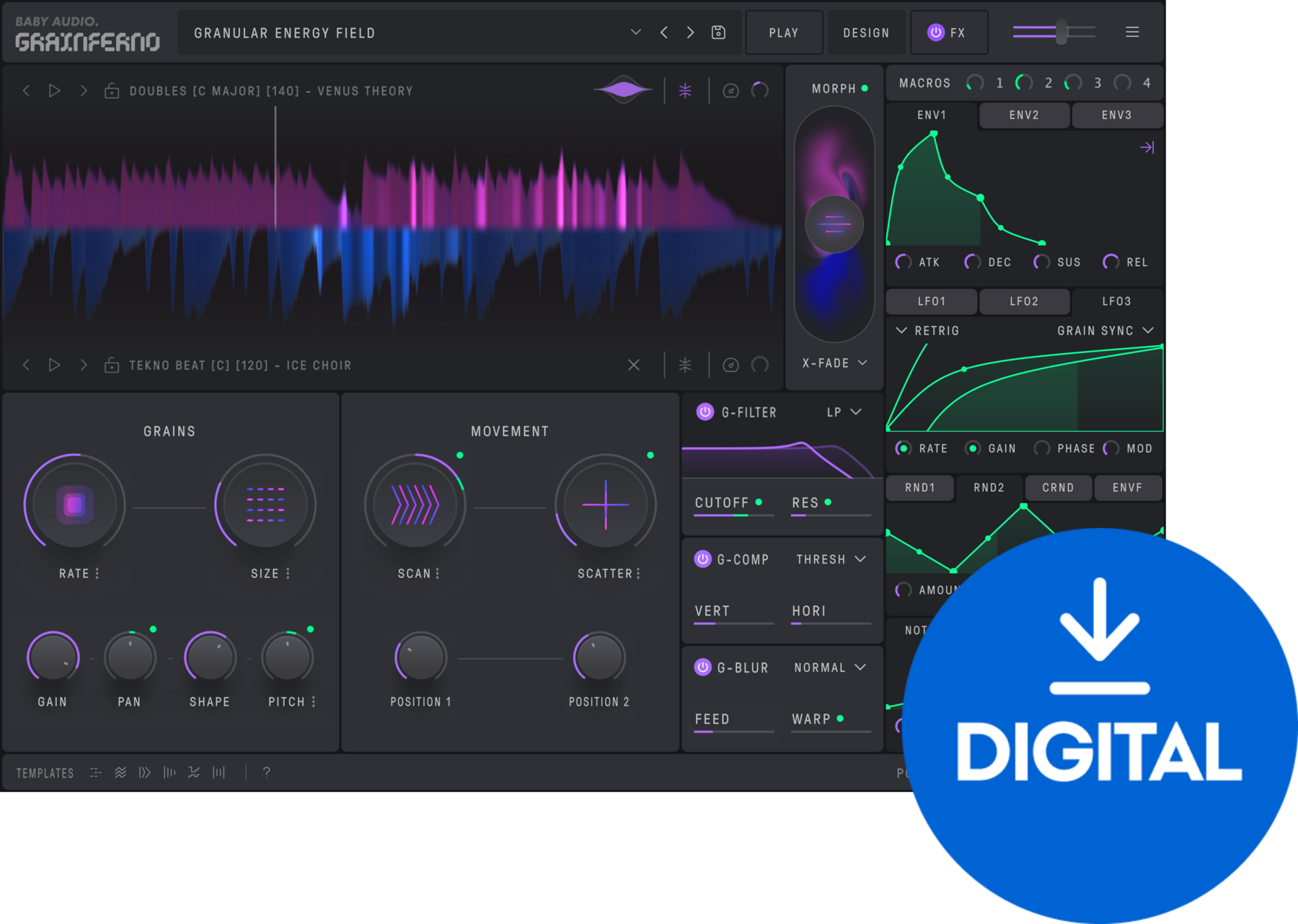 VST Instrument Baby Audio Grainferno (Digitaal product)