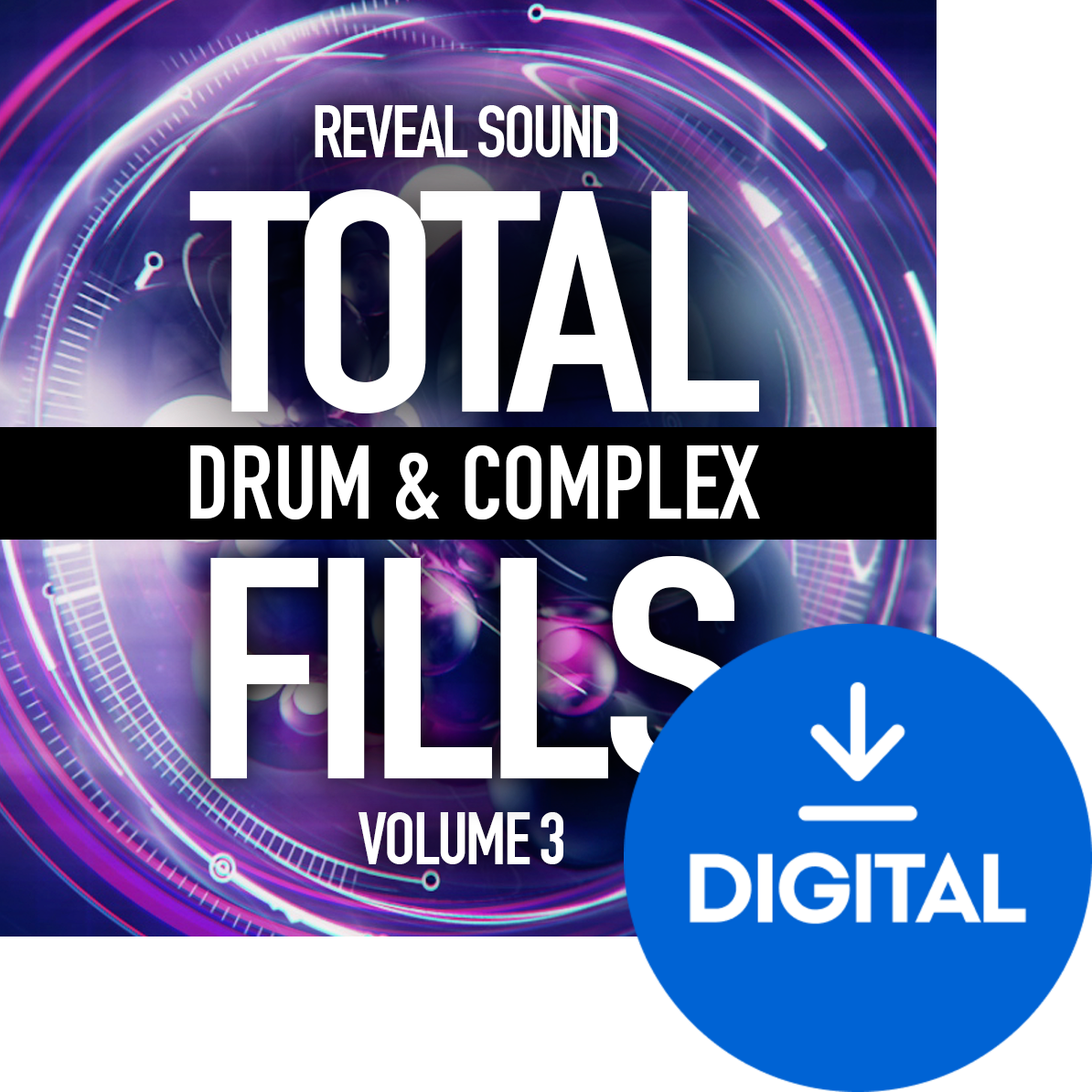 Geluidsbibliotheek voor sampler REVEAL SOUND Total Drum & Complex Fills Vol.3 (Digitaal product)